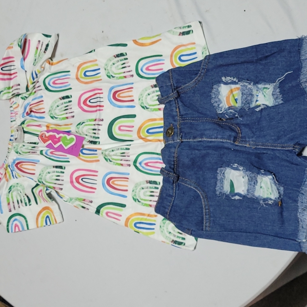 GIRLS SHORT & SHIRT SET